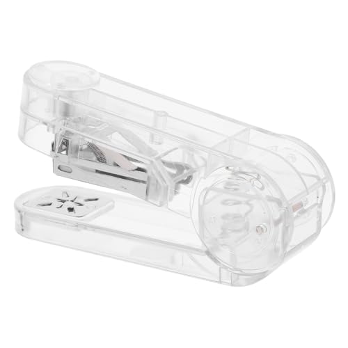 NUOBESTY 1 Satz 360-Grad-Hefter schwimmende Plattenhalterung Beleuchtungssets für Aquarien LED-Kits Rotierender Hefter Büromaterial Hefter drehbarer Hefter Hefter Plastik Transparent von NUOBESTY