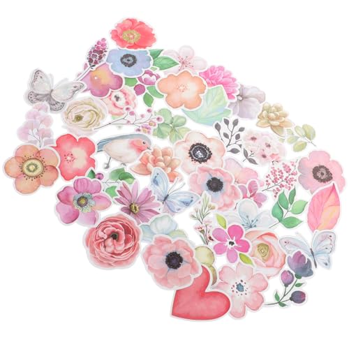 NUOBESTY 1 Satz Aufkleber Nagel Charms gefälschte Pflanze künstliche Pflanzen Sammelalbum Nagel-Kit scrapbooking sticker scrapbook stickers Zeitschriftenzubehör Journaling-Zubehör PVC von NUOBESTY