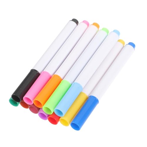 NUOBESTY 1 Satz Farbiger Whiteboard-stift Graffiti-stift Pastell Schreibmarkierungsstift Golfmarkierungsstift Löschbar Ausstellung Whiteboard-marker Linie Textmarker Schule Plastik 12st von NUOBESTY