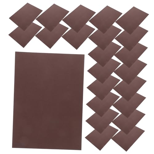 NUOBESTY 1 Satz Handbemalter Karton Kunstkartenpapier Handgemachte Zeichenkarten Dekorativer Farbiger Karton Bastelpapiere Selber Machen Zeichnen Von Bastelpapieren Coffee 230g Papier 30st von NUOBESTY