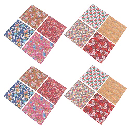 NUOBESTY 1 Satz Japanischer Stil Origami Handystativ Origami Papier Manifold Origami Decora Kraft Paper Farbpapier Zum Basteln Farbiges Papier Diy-papier Quadratisches Papier 180 Blatt von NUOBESTY