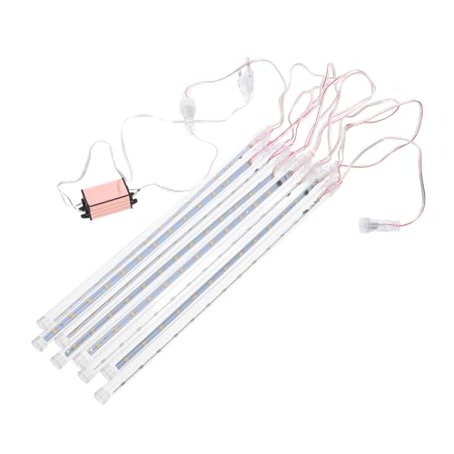 NUOBESTY 1 Satz LED-Lichterkette weihnachtsdeko Feiertagspartydekor LED-Lampenanhänger Atmosphäre Lichtdekor weihnachtsfeier lichter Meteorschauer Regenlichter PVC Weiß NUOBESTY 1 Satz LED-Lichterkette weihnachtsdeko Feiertagspartydekor LED-Lampenanhänger Atmosphäre Lichtdekor weihnachtsfeier lichter Meteorschauer Regenlichter PVC Weiß von NUOBESTY