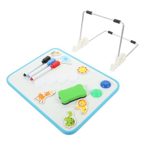 NUOBESTY 1 Satz Magnetisches Whiteboard Löschbares Tablet Für Kinder Desktop-whiteboard Wiederverwendbares Malbrett Kleine Löschtafel Desktop-staffelei Whiteboard Kleine Tafel Legierung von NUOBESTY