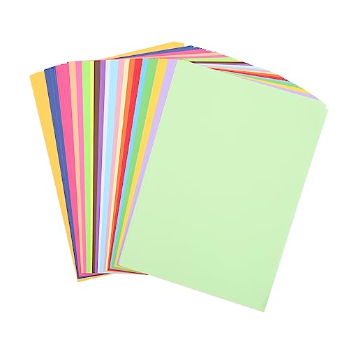 NUOBESTY 1 Satz Origami Neon-kopierpapier Diy-papier Zeichenpapier Band Bastelset Basteln Für Blatt Druckerpapier Faltpapier Selber Machen Papier Schneiden Selber Machen 100st von NUOBESTY