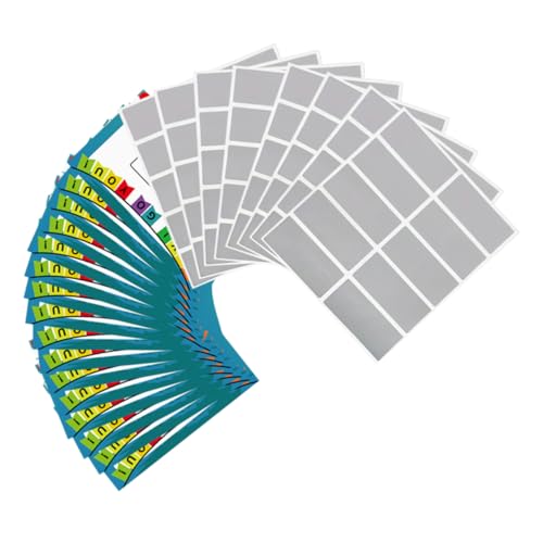 NUOBESTY 1 Satz Rubbellos Kratzaufkleber Spiel-requisiten Lose Abrubbeln Kleine Rubbelaufkleber Rubbelkarten Glitzer-rubbelaufkleber Rubbelbeschichtungsaufkleber Papier 100 Blatt von NUOBESTY