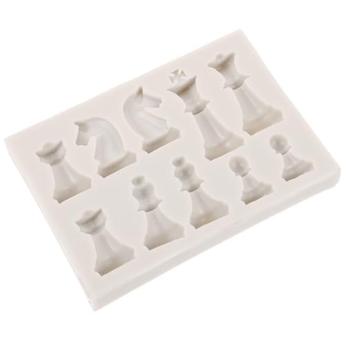 NUOBESTY 1 Satz Schach-diy-form Formen Für Schach Schachformen Schach-bastelformen Gießform Selber Machen Diy Formen Internationale Schachform Schachbrettspielform Handwerk Formen Kieselgel von NUOBESTY