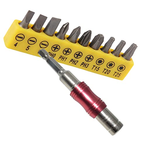 NUOBESTY 1 Satz Schaftadapter Schlüsselbohrer Magnetisch Flexibel Bohrschrauber Bohrerverlängerung Bithalter Flex Bit Für Winkelbohrer Zubehör Bithalter Chrom Vanadium Stahl NUOBESTY 1 Satz Schaftadapter Schlüsselbohrer Magnetisch Flexibel Bohrschrauber Bohrerverlängerung Bithalter Flex Bit Für Winkelbohrer Zubehör Bithalter Chrom Vanadium Stahl von NUOBESTY