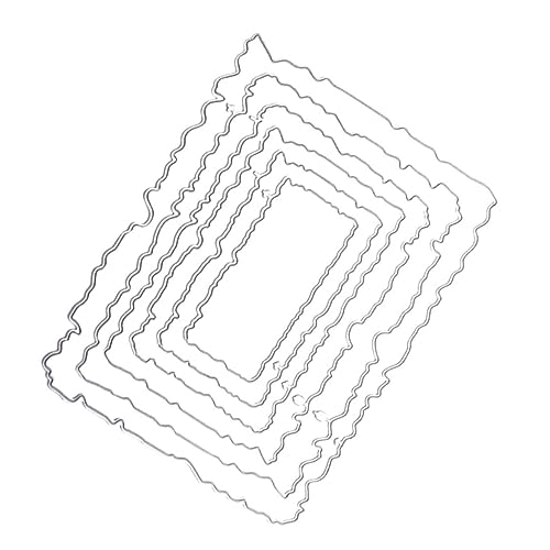 NUOBESTY 1 Satz Schneidemesserform Selber Machen Stirbt Kreisförmiges Dreiecksstanzen Sterben Stanzteile Aus Metall Schneidwerkzeug Rechteckige Stanzform Silver Kohlenstoffstahl von NUOBESTY