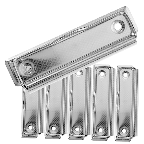 NUOBESTY 1 Satz Schreibblockhalter Übersichtliche Zwischenablage -zwischenablage Büroklammern Papierklammer Büro-schreibtafel-clips Clips Für Schul-klemmbretter Aluminiumlegierung 6st von NUOBESTY