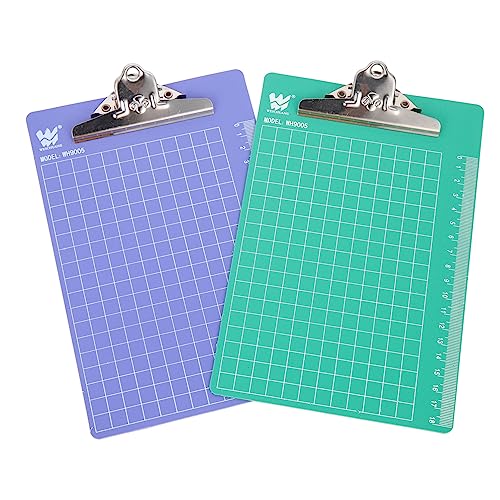 NUOBESTY 1 Satz Schreibschiene Infotafel Write Board Writing Board Schreibbrett Clipboards for Hospital Aus Aufzeichnen Standard Papier-klemmbrett Zwischenablage Schreiben Plastik Blue 2st von NUOBESTY