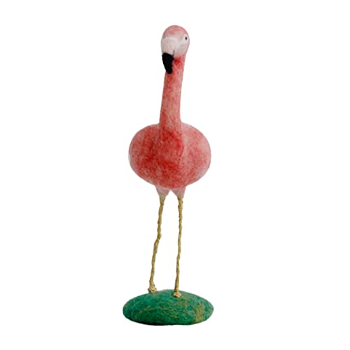 NUOBESTY 1 Satz Schürhaken aus Wolle Anfänger Plüsch Lampe Schwimmbad innen Anlasser bastelsets+für+ bastel Set für DIY-Filz-Flamingo-Handwerk Flamingo aus Filz selber Machen von NUOBESTY