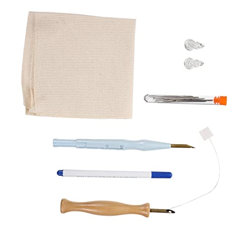 NUOBESTY 1 Satz Spaß machen Nadelfilzen Starter-Kit Starter zum Nadelfilzen Stanznadel nähen Faser zum Filzen von Wolle Webset portable sticken für anfänger Nähnadel Kreuzstichnadel Eisen von NUOBESTY