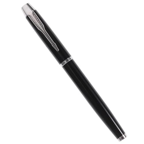 NUOBESTY 1 Satz Stift Unterschreiben Schulversorgung Geschenkversorgung Stifte Aufbewahrungsbehälter Business-stift Stift Rollerstift Signierstift-kit Kugelschreiber Metall Black von NUOBESTY