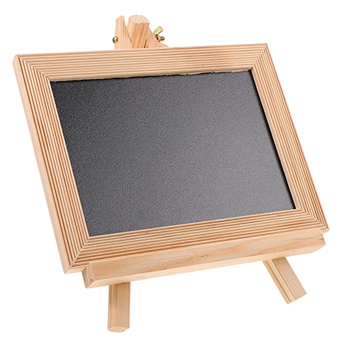 NUOBESTY 1 Satz Tafel Mini-whiteboard Desktop-whiteboard Tisch Staffelei Desktop-staffelei Magnetische Staffelei Für Kleinkinder Shop-message-board Das Büroschild Hölzern Black von NUOBESTY