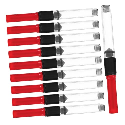 NUOBESTY 1 Satz Tintenabsorber Stift-tintenkonverter Tintenkonverter Für Füllfederhalter Tinte Absorbieren Werkzeug Tinte Absorbierendes Zubehör Stift-tintenhilfsmittel Rot 10st von NUOBESTY