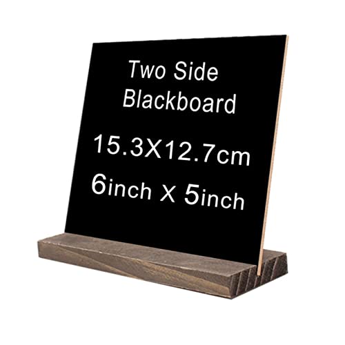 NUOBESTY 1 Satz Tisch Tafel Write Board Abziehbar Hochzeitsdeco Bohlen Bretter Plankboard Holzplatte Staffelei Tafel Kleine Ladentafel Tafel Mit Holzsockel Kleine Holztafel Bambus Black 3st von NUOBESTY