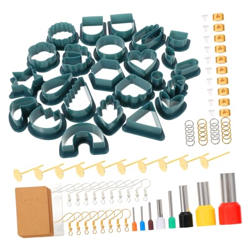 NUOBESTY 1 Satz Tonschneider Perlen Verschlüsse Armband-Kit aus Ton Armbänder Bausätze mone professional famaliguy Form zum Schneiden von Ohrringen DIY ton schneidewerkzeuge Plastik Blue von NUOBESTY