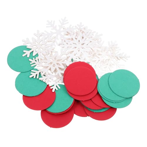 NUOBESTY 1 Satz Weihnachtsdekoration Konfetti Schneeflocken-tischstreuungen Weihnachtstisch Konfetti Party-konfetti-dekor Party Konfetti Weihnachtsdekoration Mit Schneeflocken Papier von NUOBESTY