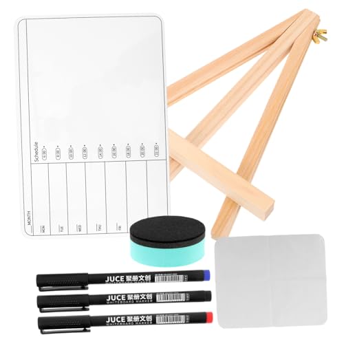 NUOBESTY 1 Satz Ziel-desktop-whiteboard Schreibtisch Notizbrett Whiteboard Trocken Abwischbar Leere Schreibtafel Nachrichten-whiteboard Leeres Zeichenbrett Leere Tafel Whiteboards Stoff von NUOBESTY