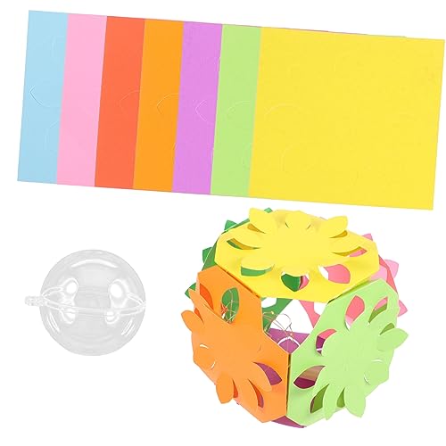 NUOBESTY 1 Satz origami papier selber machen Bastelsets Pastell Schaumstoff zum Basteln schneideset kinderschneide set Scherenschnitt-Set für Bastelpapier selber machen von NUOBESTY