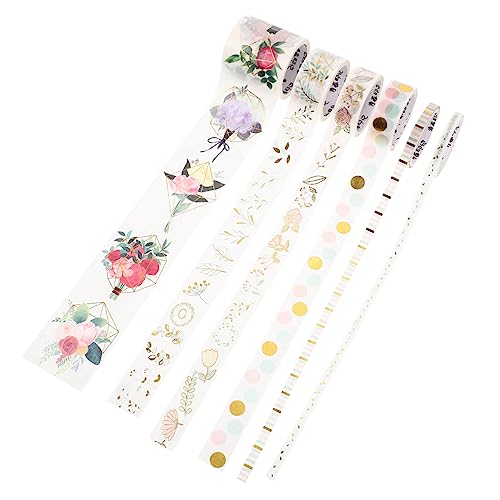 NUOBESTY Selbst Klebeband Vergoldung Washi Band Notebook Dekorative Aufkleber Chic Muster Craftings von NUOBESTY