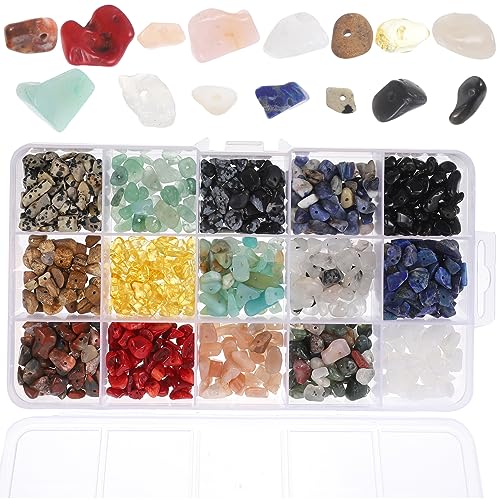 NUOBESTY 1 Schachtel Perle aus Naturstein bastelsets+für+ bastel set für choker halskette Schmuckdesign slico uniqone Perlen zum Selbermachen von Schmuck DIY-Perlen zum Basteln von NUOBESTY