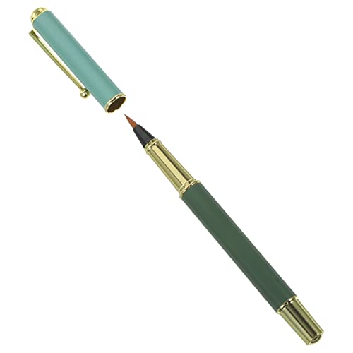 NUOBESTY 1 Set Füllfederhalter Pinsel Drucker Einzigartige Stifte Aquarellstifte Wiederverwendbar Ausgefallener Stift Goldstift Nachfüllbar Füllfederhalter Tintennachfüllungen von NUOBESTY