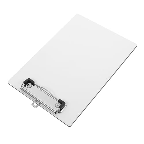 NUOBESTY 1 Set Gürtelclip Schreibblock Bürotafel Ordner Instrumentenwerkzeuge Büroschreibtafel Bedruckbare Mappe Instrumentenmessgerät A4 Tafelclip Produktrahmen A4 Schreibtafel Whiteboard von NUOBESTY