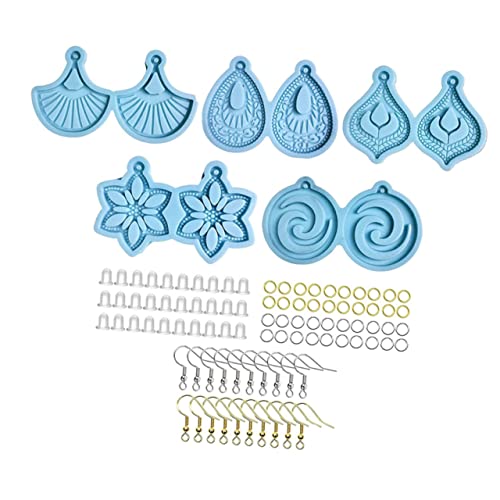 NUOBESTY 1 Set Ohrring Form Set Handguss Set Paar Seifen Kerzen Herstellungsformen Tropfenform Schmelz Und Gießseifenbasis Kerzenseifenform Des Deckels Schmuck Ohrring von NUOBESTY