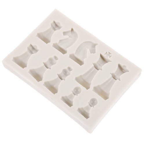 NUOBESTY 1 Set Schach DIY Form Schachformen Für Harzguss Silikon Schachformen Schachform Epoxidharzform Interessante Schachformformen Schachgussform Wiederverwendbare Schachformen von NUOBESTY