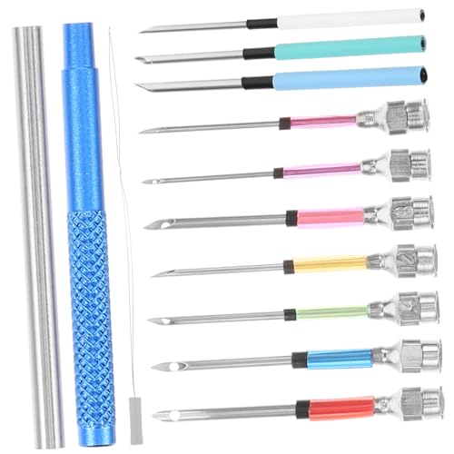 NUOBESTY 1 Set Stickwerkzeug Kreuzstich Bastelset Stickstift Set Nadeleinfädler Stanznadel Sets Erwachsene Anfänger Handnähnadeln Kreuzstich Sets Für Erwachsene Stichwerkzeug Aus von NUOBESTY