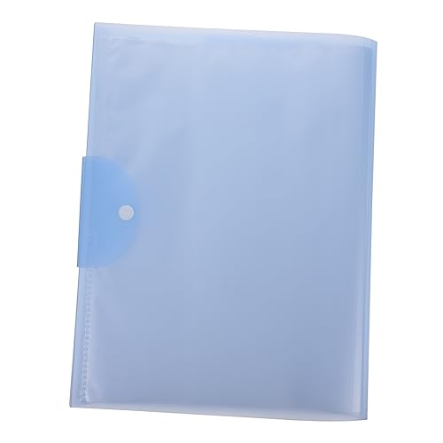 NUOBESTY 1 Stück 40 Mappe A3-Datei-Organizer Tasche für Bürodokumente a3-Dateiordner erweiterbare Datei aufbewahrungstasche coupon Office-Dateiordner Tragetasche für Papierkram Plastik Blue von NUOBESTY