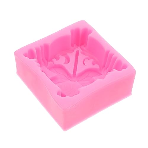 NUOBESTY 1 Stück Silikonform Dekor Süßigkeiten Backform De Para Gelatinas DIY Fondantform Seifenherstellung Form Eiswürfel DIY Form Handgemachte Keksform Fondantform Kuchen Fondant Rosa von NUOBESTY