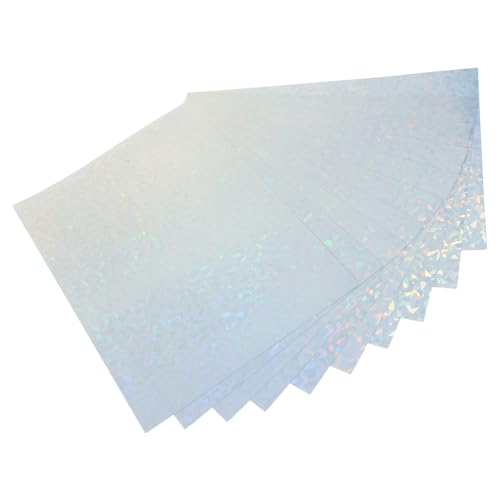 NUOBESTY 10 Blatt Blatt PVC-Aufkleber bedrucken mattes Aufkleberpapier für Drucker Druckerpapier holographic sticker aufkleber bedruckbar Etikettenpapier für Drucker Kopierpapier von NUOBESTY