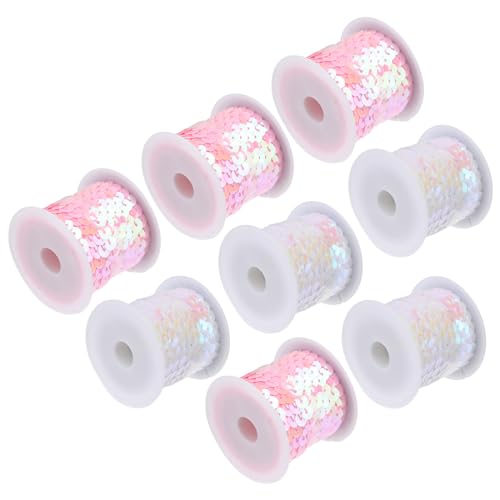 NUOBESTY 10 Rollen Paillettenstreifen Zum Selbermachen Flash Kostüm Makramee Pailletten Spitze Outfits Bekleidung Kostüme Kleidung Pailletten Dekore Kleidung Pailletten von NUOBESTY