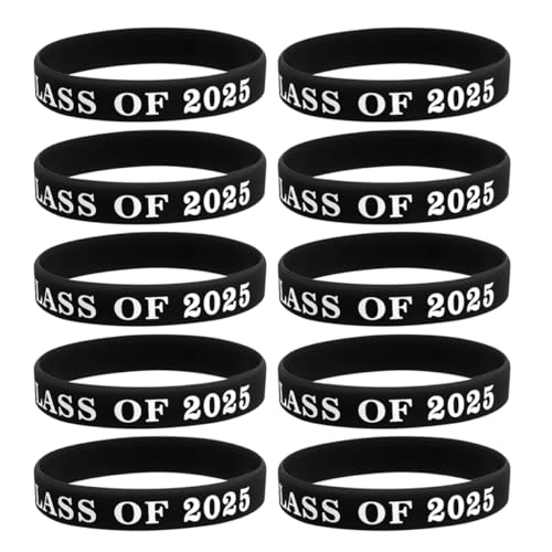 NUOBESTY 10 Stk Armbänder Für Die Abschlussfeier Silikonbänder Partyarmbänder Zum Ausdrucken Blaues Silikonarmband Fußballarmband Fußball-geburtstagsparty- Black Kieselgel von NUOBESTY