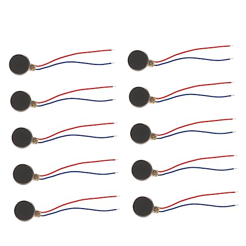 NUOBESTY 10 Stück 1 Vibrations -Motorzubehör Mikro kleiner Motor Motorteile Kreativ Gleichspannungs Motor Mini-Vibrationsmotoren Mini-Motoren kleine Motoren Kupferring Black NUOBESTY 10 Stück 1 Vibrations -Motorzubehör Mikro kleiner Motor Motorteile Kreativ Gleichspannungs Motor Mini-Vibrationsmotoren Mini-Motoren kleine Motoren Kupferring Black von NUOBESTY