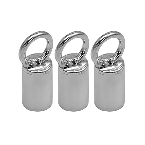 NUOBESTY 10-teiliges Schmuckverbinder-röhrchen-set 2 Mm Lochdurchmesser für Halsketten Armbänder 925er Silber für Accessoires von NUOBESTY