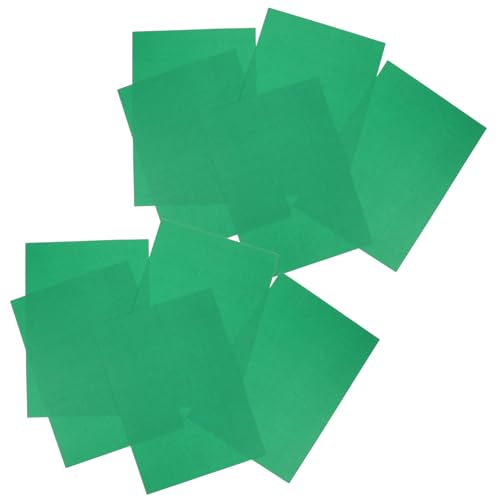 NUOBESTY 10 Stück Grüner Karton Dekoratives Bastelpapier Buntes Druckerpapier Grüne Karte A4 Bastelbedarf Kartonpapier Buntes Papier Grüne A4 Karte Farbiges Papier von NUOBESTY