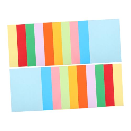 NUOBESTY Buntes Bastelpapier 80 G A4 100 Blatt Verschiedene Farben Für Kunstprojekte Scrapbooking Druck von NUOBESTY