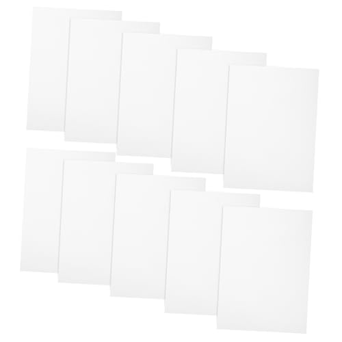 NUOBESTY 100 Blatt Druckerpapier Pastellpapier Geschenkpapier Packpapier normales Papier bedruckbares Vinyl DIY leeres Papier leeres Malpapier dickes Druckpapier a4 leeres papier Weiß von NUOBESTY