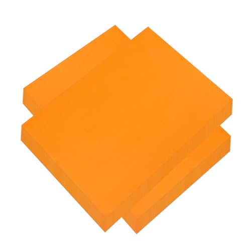 NUOBESTY 100 Blatt Farbdruckpapier Dekoratives Druckerpapier Doppelseitiges Origami-papier Bunte Faltpapiere Origami Papier Selber Machen Buntes Faltpapier Dickeres Faltpapier Orange von NUOBESTY