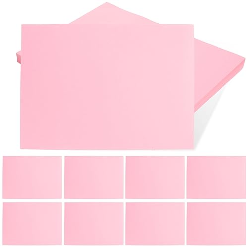 NUOBESTY 100 Blatt Farbiges A4-papier A4 Druckerpapier Bedrucken Von Papiermaterialien Graphitpapier Handgeschöpftes Papier Weißes Papier Bastelpapier Druckpapiere Farbiges Papier Rosa von NUOBESTY