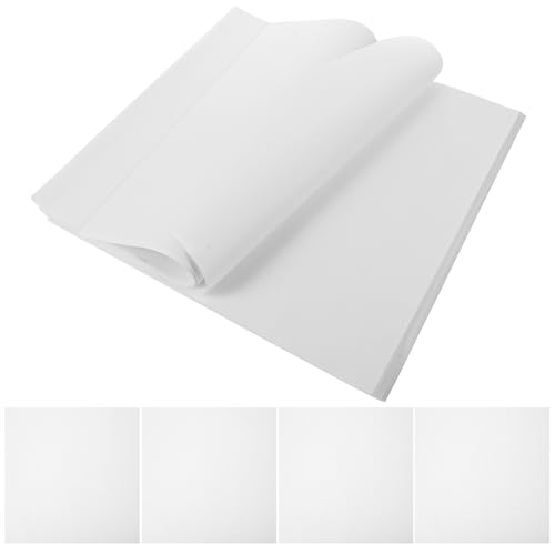 NUOBESTY 100 Blatt Karton Aus Rohem Reis Packpapier Für Den Umzug Kalligraphiepapier Zeitungspapier Papierriese Buntes Papier Schablonenpapier Papier Bewegen Farbiges Druckpapier Weiß von NUOBESTY