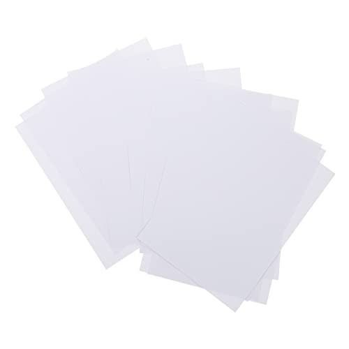 NUOBESTY 100 Blatt beschichtetes Papier Drucker Fotopapier Digitaldruckpapier Druckmaschinenpapier A5 hochglänzendes Fotopapier doppelseitiges Druckpapier Beschichtetes Basispapier Weiß von NUOBESTY