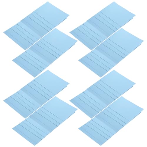 NUOBESTY 100 Blatt farbiges A4-Papier Bastelpapier farbiges Druckpapier Konstruktionspapier Papier zum Basteln kreativpapier druckerpapier Bastelbedarf origami DIY papier Druck-Kit Sky-blue von NUOBESTY