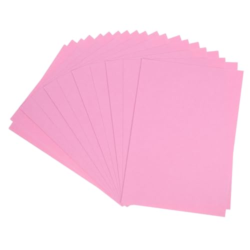 NUOBESTY 100 Stk farbiger Karton rosa Plakatwand rosa Kopierpapier rosa Papier Kartonpapier rosa Tonpapier rosa Druckerpapier rosafarbener Karton Rosa Notizbuchpapier Karton rosa von NUOBESTY