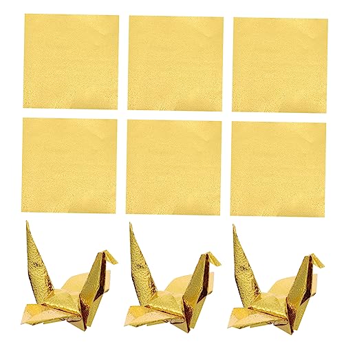 NUOBESTY 100 Stück Quadratisches Origami Papier Buntes Faltpapier Für Bastelprojekte Doppelseitiges DIY Bastelpapier Leuchtenden Farben Ideal Für Und Erwachsene von NUOBESTY