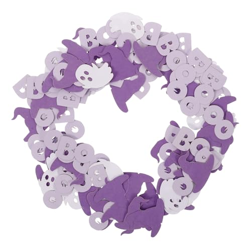 NUOBESTY 100St Halloween Konfetti Halloween-Konfetti Halloween Fest Dekoration Halloween-Tischstreuung dekorative Streuung Konfetti zum Thema Halloween Geister-Konfetti-Dekor Papier Violett von NUOBESTY