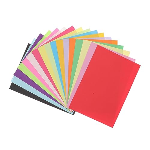 NUOBESTY 100St Papierfalten farbiges Malpapier farbiges Glitzerpapier aus Karton kinder bastelset basteln für kinder pauspapier bastelsets für kinder Papiere schneiden farbiges Kopierpapier von NUOBESTY